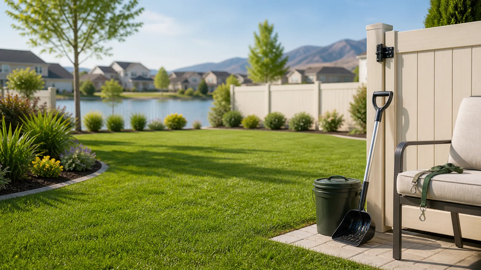 Stansbury Park residential area with open neighborhood space